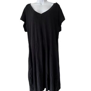 NWT ZIM & ZOE BLACK LILLY PLUS SIZE 20 PULL OVER DRESS